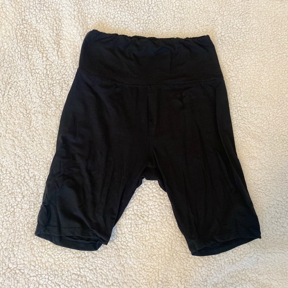 two black bicycle shorts